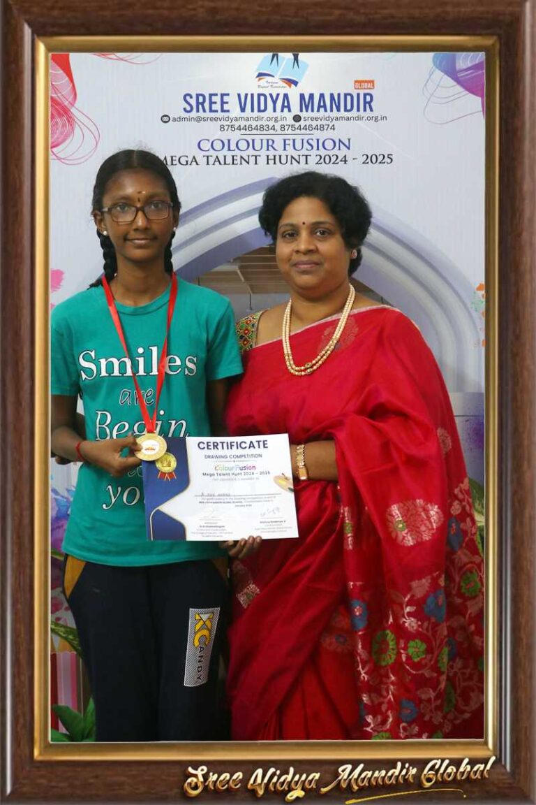 Best Nursery and Pre School in Chennai - Sree Vidya Mandir